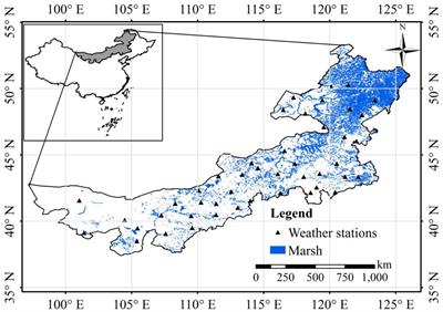 Spatiotemporal variation of marsh vegetation productivity and climatic effects in Inner Mongolia, China